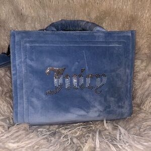 Juicy Couture Blue Velvet Bag